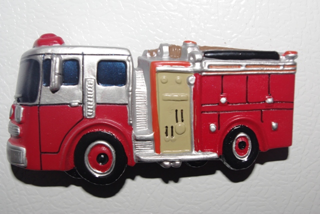 Fire Truck Fridge Magnet